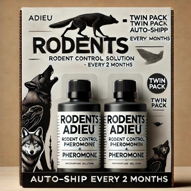 Twin Pack – $98 (Auto-ship every 2 months) - Perfect for continuous, worry-free rodent control!
